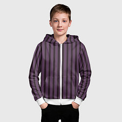 Толстовка на молнии детская Узор как у Джинкс из Аркейн, цвет: 3D-белый — фото 2