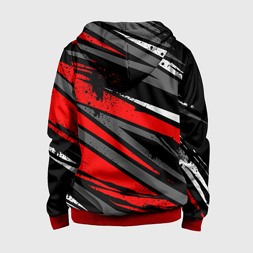 Детская толстовка на молнии Changan - Red sport / 3D-Красный – фото 2