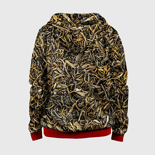 Детская толстовка на молнии Чай / 3D-Красный – фото 2