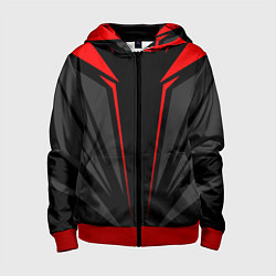 Детская толстовка на молнии Sport uniform - red