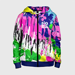 Детская толстовка на молнии Colorful abstraction - aloha