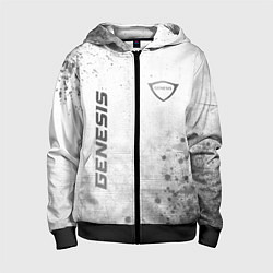 Толстовка на молнии детская Genesis - white gradient вертикально, цвет: 3D-черный