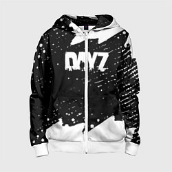 Детская толстовка на молнии Dayz геометрия краски