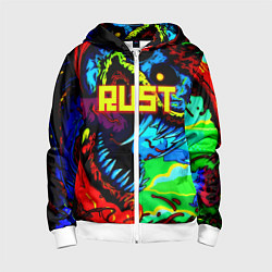 Детская толстовка на молнии Rust hyperbeast