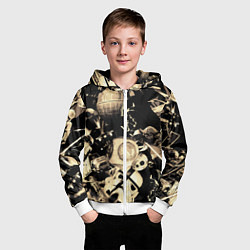 Толстовка на молнии детская Дарт Вейдер Йода Чубакка и другие из Star Wars, цвет: 3D-белый — фото 2