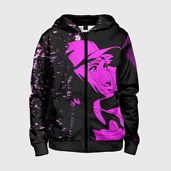 Толстовка на молнии детская Лазарь: Элейна, цвет: 3D-черный