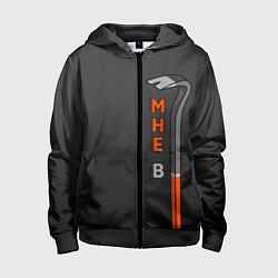 Толстовка на молнии детская В лом мне, цвет: 3D-черный