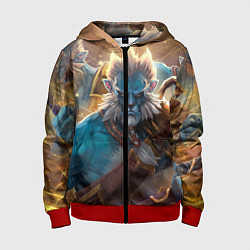 Толстовка на молнии детская Phantom Lancer, цвет: 3D-красный