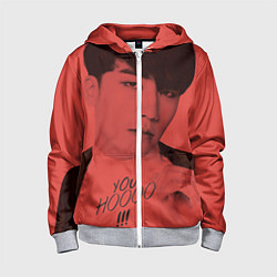 Детская толстовка на молнии Big bang: You Hoooo