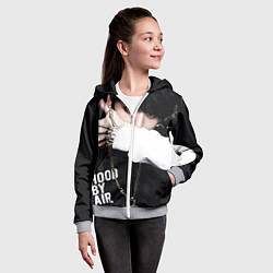 Толстовка на молнии детская BTS: Hood by air, цвет: 3D-меланж — фото 2
