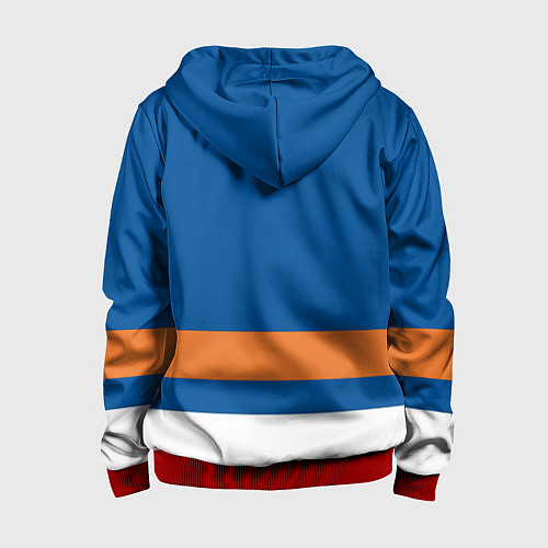 Детская толстовка на молнии New York Islanders / 3D-Красный – фото 2