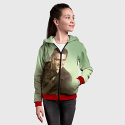 Толстовка на молнии детская Elvis Young, цвет: 3D-красный — фото 2