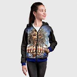 Толстовка на молнии детская Iron Maiden: Maidenfc, цвет: 3D-синий — фото 2