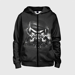 Толстовка на молнии детская Pirate Station: Dark Side, цвет: 3D-черный
