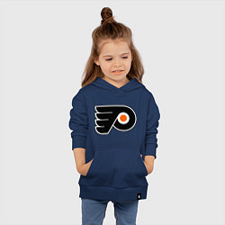 Толстовка детская хлопковая Philadelphia Flyers, цвет: тёмно-синий — фото 2