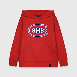 Толстовка детская хлопковая Montreal Canadiens, цвет: красный