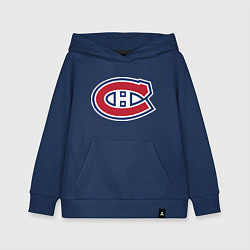Толстовка детская хлопковая Montreal Canadiens, цвет: тёмно-синий