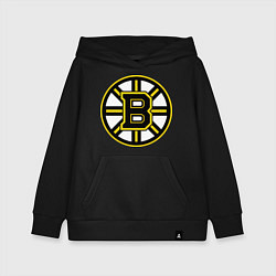 Толстовка детская хлопковая Boston Bruins, цвет: черный