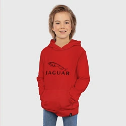 Толстовка детская хлопковая Jaguar, цвет: красный — фото 2