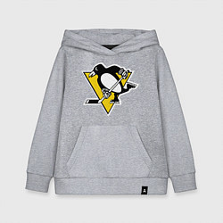 Толстовка детская хлопковая Pittsburgh Penguins, цвет: меланж