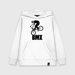 Толстовка детская хлопковая BMX 3, цвет: белый