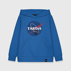 Толстовка детская хлопковая Tardis NASA, цвет: синий