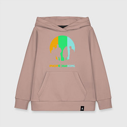 Толстовка детская хлопковая Imagine Dragons: Evolve, цвет: пыльно-розовый