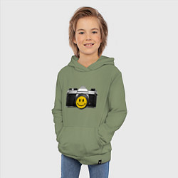 Толстовка детская хлопковая Фото-smile, цвет: авокадо — фото 2