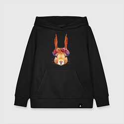 Детская толстовка-худи Белка с венком