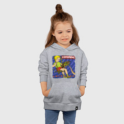 Толстовка детская хлопковая The Offspring: Americana, цвет: меланж — фото 2