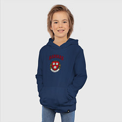 Толстовка детская хлопковая Harvard university, цвет: тёмно-синий — фото 2