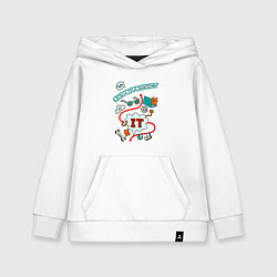 Детская толстовка-худи Я ж программист