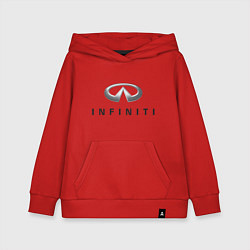 Толстовка детская хлопковая Logo Infiniti, цвет: красный