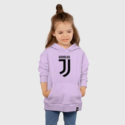 Толстовка детская хлопковая Ronaldo CR7, цвет: лаванда — фото 2