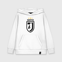 Толстовка детская хлопковая Juventus 7J, цвет: белый