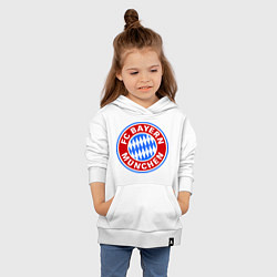 Толстовка детская хлопковая Bayern Munchen FC, цвет: белый — фото 2