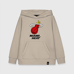 Детская толстовка-худи Miami Heat-logo