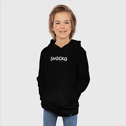 Толстовка детская хлопковая Shocko, цвет: черный — фото 2