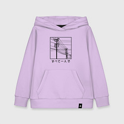 Детская толстовка-худи Японские электросети