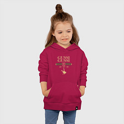 Толстовка детская хлопковая GUSSI GUSSI Fashion, цвет: маджента — фото 2