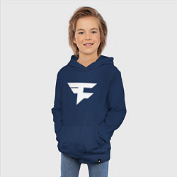 Толстовка детская хлопковая FAZE Symbol, цвет: тёмно-синий — фото 2