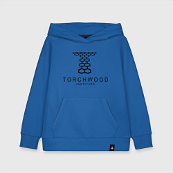 Толстовка детская хлопковая Torchwood Institute, цвет: синий