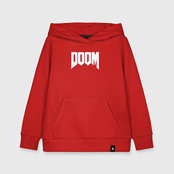 Толстовка детская хлопковая DOOM, цвет: красный