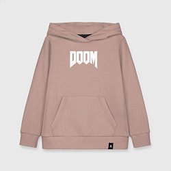 Толстовка детская хлопковая DOOM, цвет: пыльно-розовый