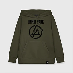 Толстовка детская хлопковая Linkin Park, цвет: хаки