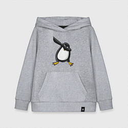 Толстовка детская хлопковая DAB Pinguin, цвет: меланж