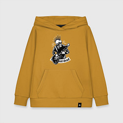 Детская толстовка-худи Punks not dead - motto