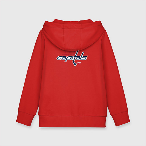 Детская толстовка-худи Washington Capitals: Alexander Ovechkin / Красный – фото 2