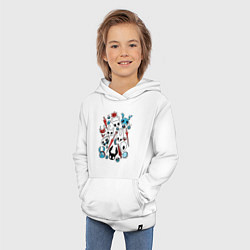 Толстовка детская хлопковая Hollow Knight, цвет: белый — фото 2