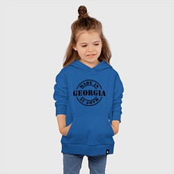 Толстовка детская хлопковая Made in Georgia (сделано в Грузии), цвет: синий — фото 2